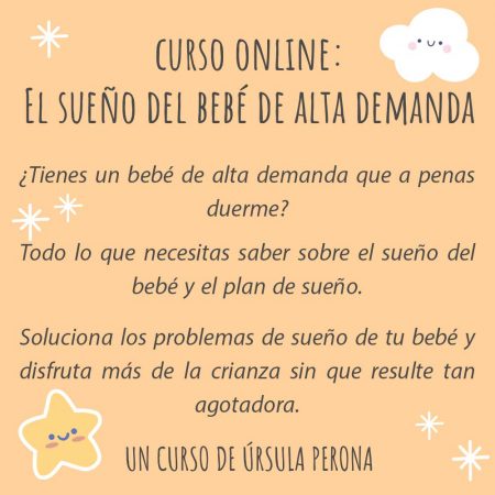 Curso online el sueño del bebé de alta demanda